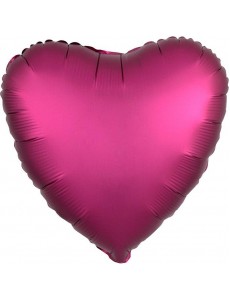 Balão Coração Rosa Mate
